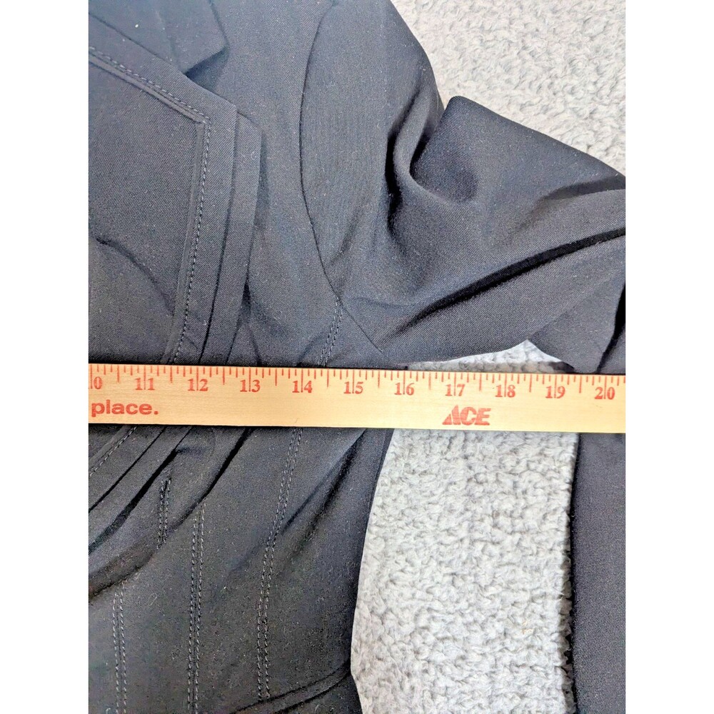 White House Black Market Womens Blazer 00 Black Fitted Career Jacket - Picture 8 of 11